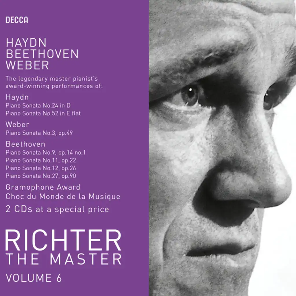 Richter plays Haydn/Weber/Beethoven - 2 CDs