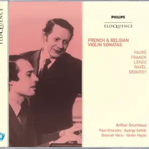 French & Belgian Violin Sonatas