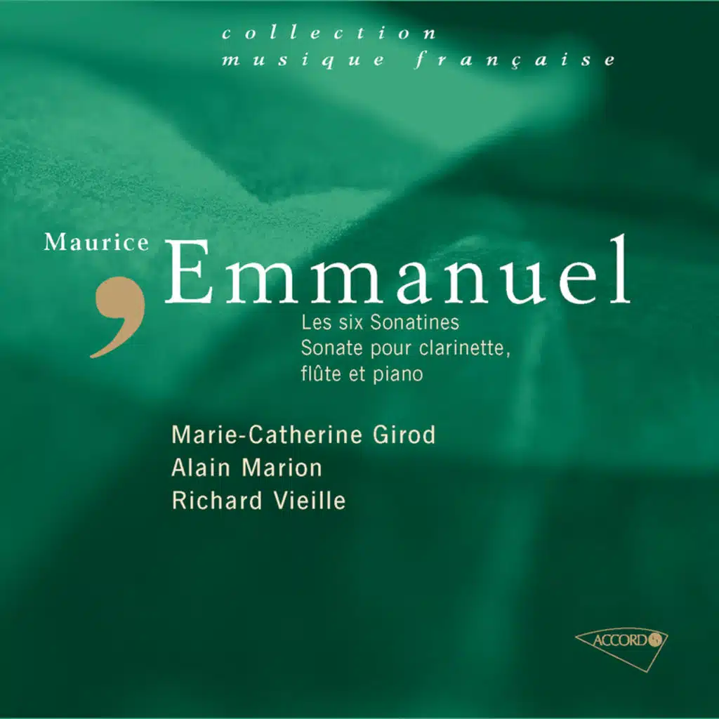 Emmanuel: Sonatine N°4 - Sur des modes hindous - 3eme mouvement
