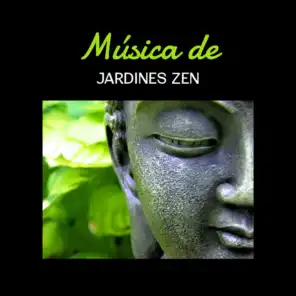 Música de Jardines Zen - Meditación de Buddha Verde, Sonidos de Aves y Zen Cascada, Relajación Espiritual