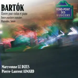 Bartok-Oeuvres violon/Piano-Sonate-Danses populaires,rhapsod ies