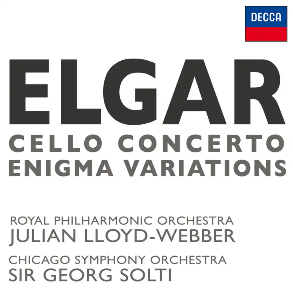 Elgar: Variations on an Original Theme, Op. 36 "Enigma" - Var. I. L'istesso tempo "C.A.E."