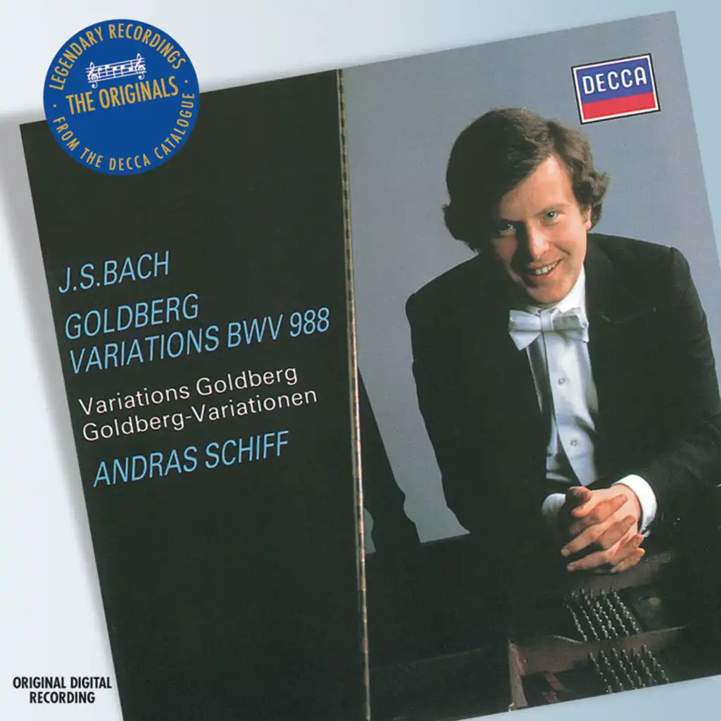 J.S. Bach: Goldberg Variations, BWV 988: Aria