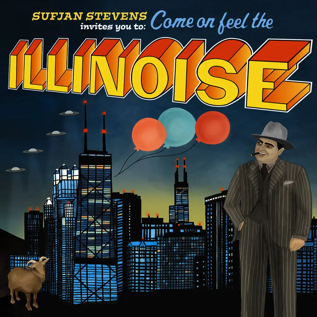 A conjunction of drones simulating the way in which Sufjan Stevens has an existential crisis in the Great Godfrey Maze