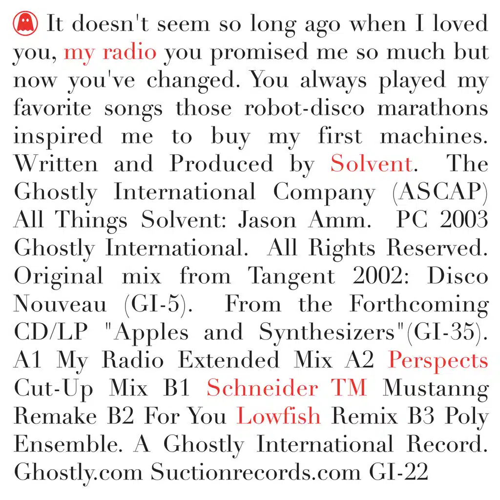 My Radio (Schneider TM Mustang Interpretation)