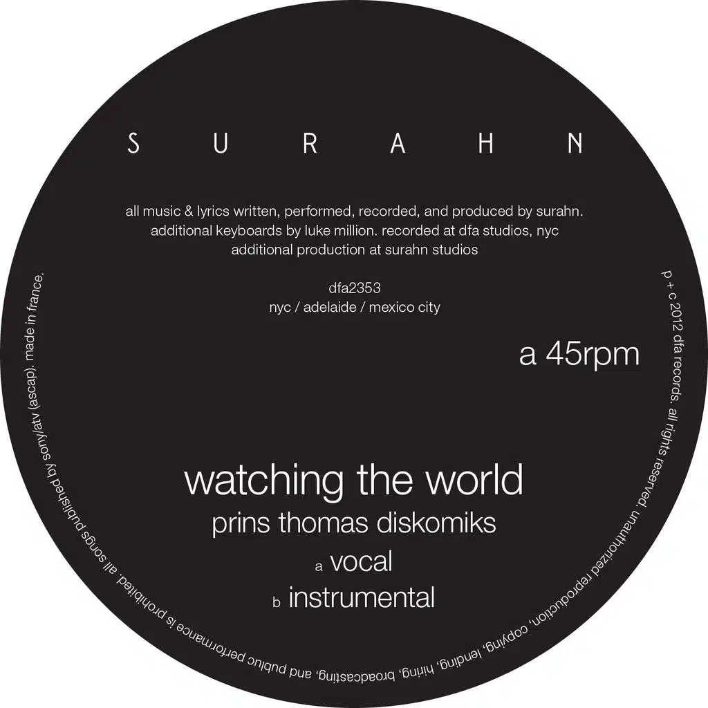 Watching the World (Prins Thomas Diskomiks)