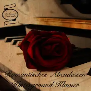 Romantisches Abendessen Hintergrund Klavier