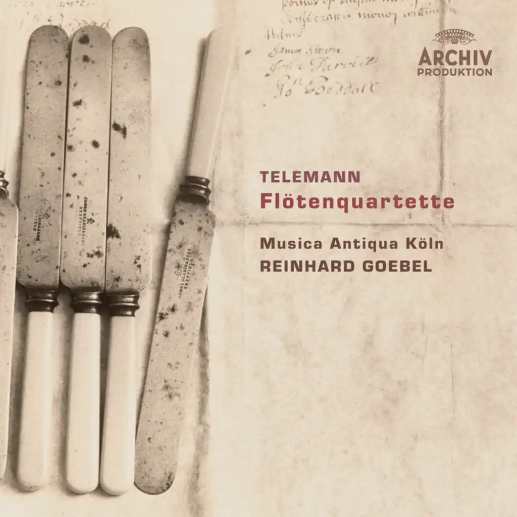 Telemann: Flute Quartet in D Minor, TWV 43 d3 - I. Adagio