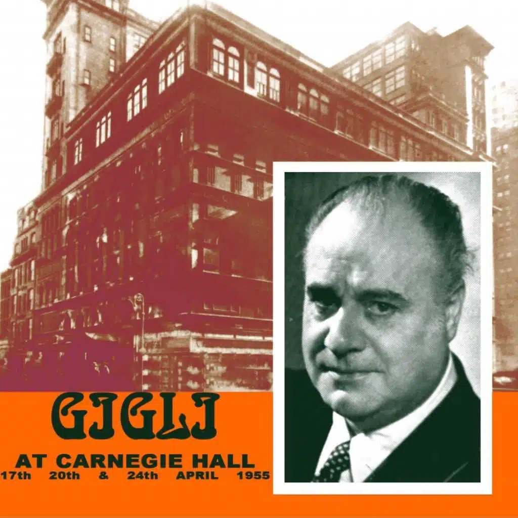 Gigli At Carnegie Hall