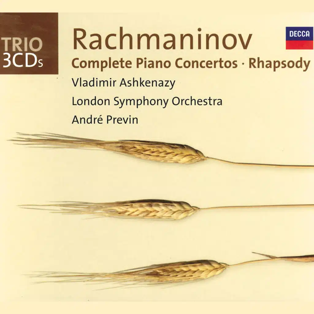 Rachmaninov: Complete Piano Concertos/Rhapsody on a Theme of Paganini - 3 CDs