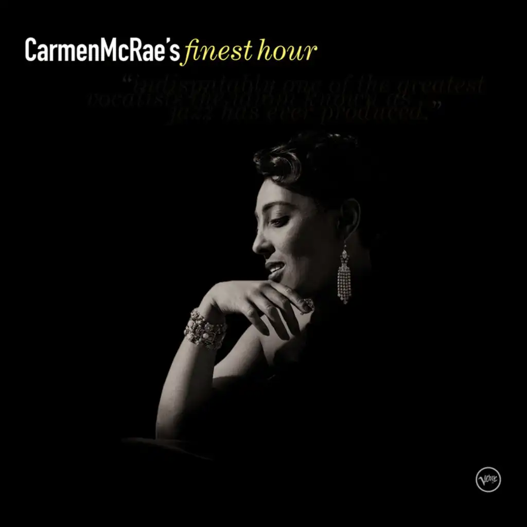 Carmen McRae’s Finest Hour