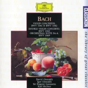 J.S. Bach: Violin Concertos No.1 BWV 1041; No.2 BWV 1042; No.3 BWV 1043