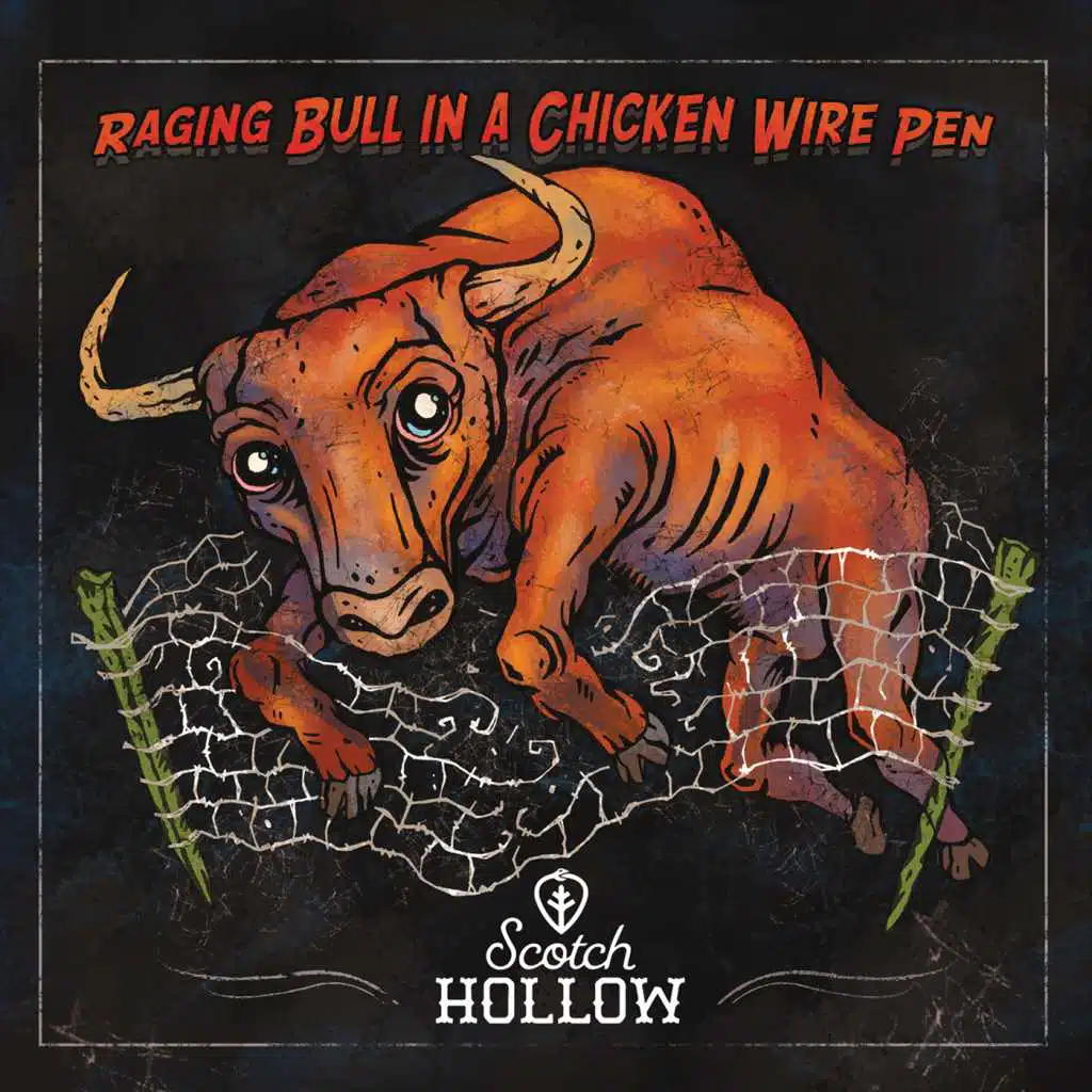 Raging Bull in a Chicken Wire Pen