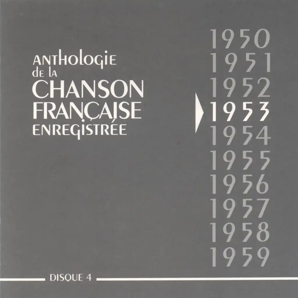 Anthologie de la chanson francaise 1953