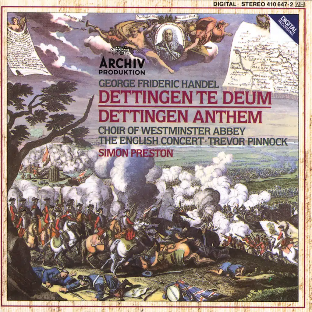 Handel: Dettingen Te Deum; Dettingen Anthem
