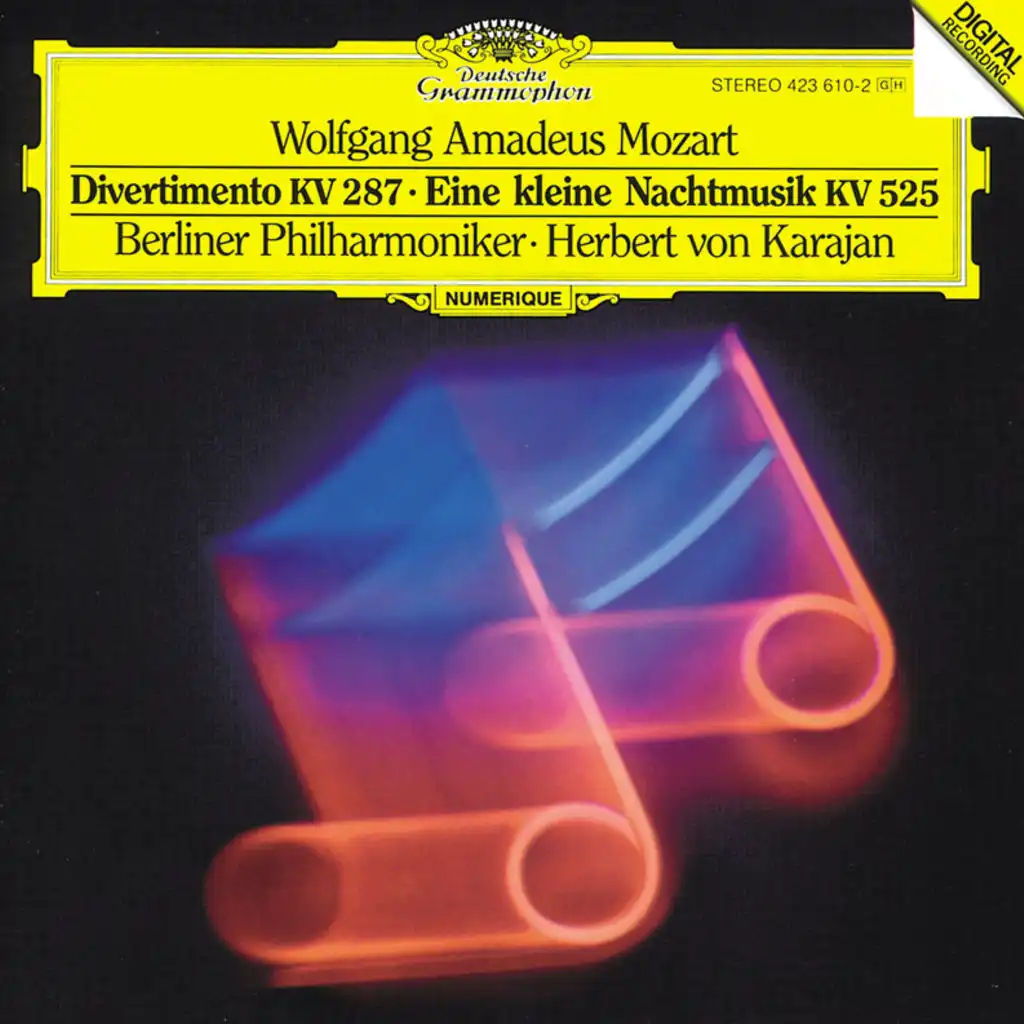 Mozart: Divertimento in B-Flat Major, K. 287 (Orch. Perf.): VI. Andante - Allegro molto (Recorded 1987)