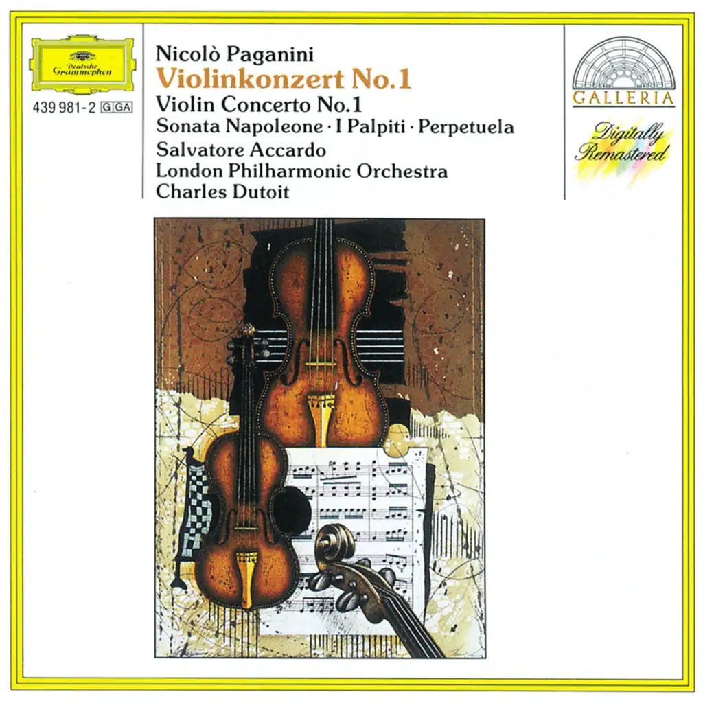 Paganini: Violin Concerto No. 1 in D Major, Op. 6, MS. 21: I. Allegro maestoso