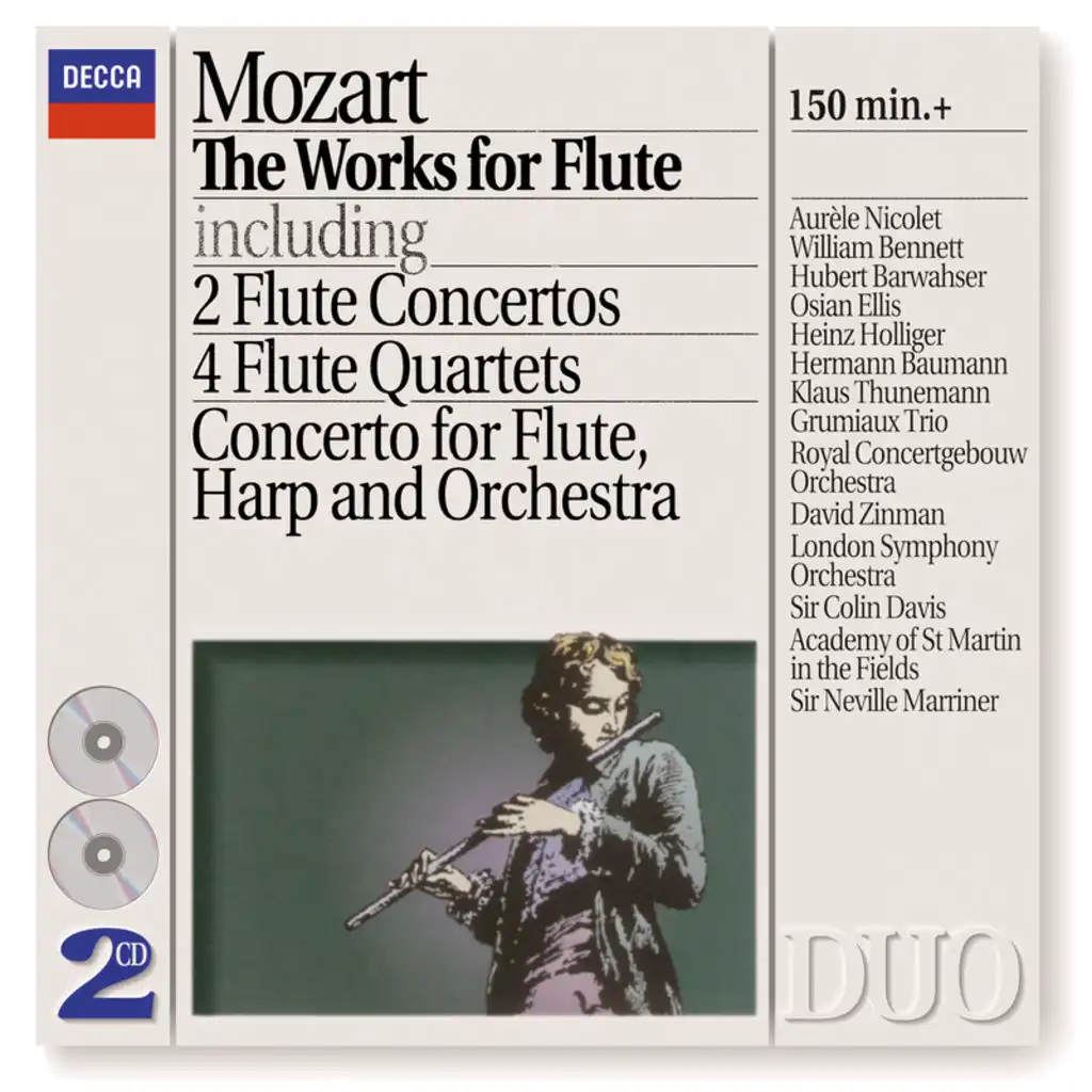 Mozart: Flute Concerto No. 1 in G, K.313: 2. Adagio non troppo