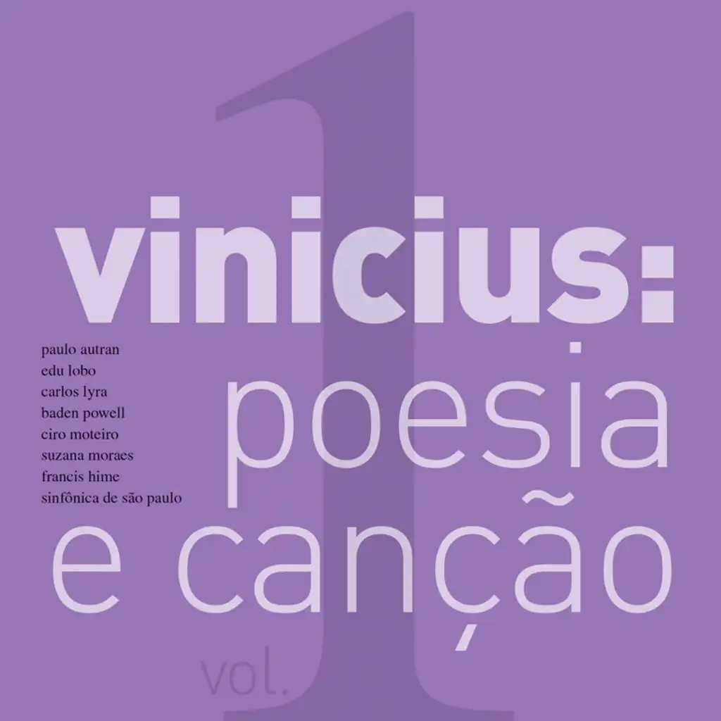 Vinícius, Poesia E Canção (Ao Vivo) (Vol. I)