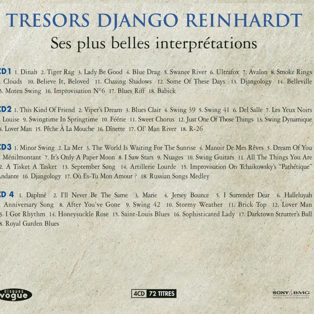 Trésors Django Reinhardt