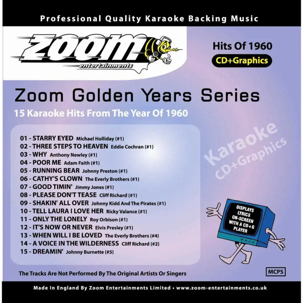 Zoom Karaoke Golden Years 1960