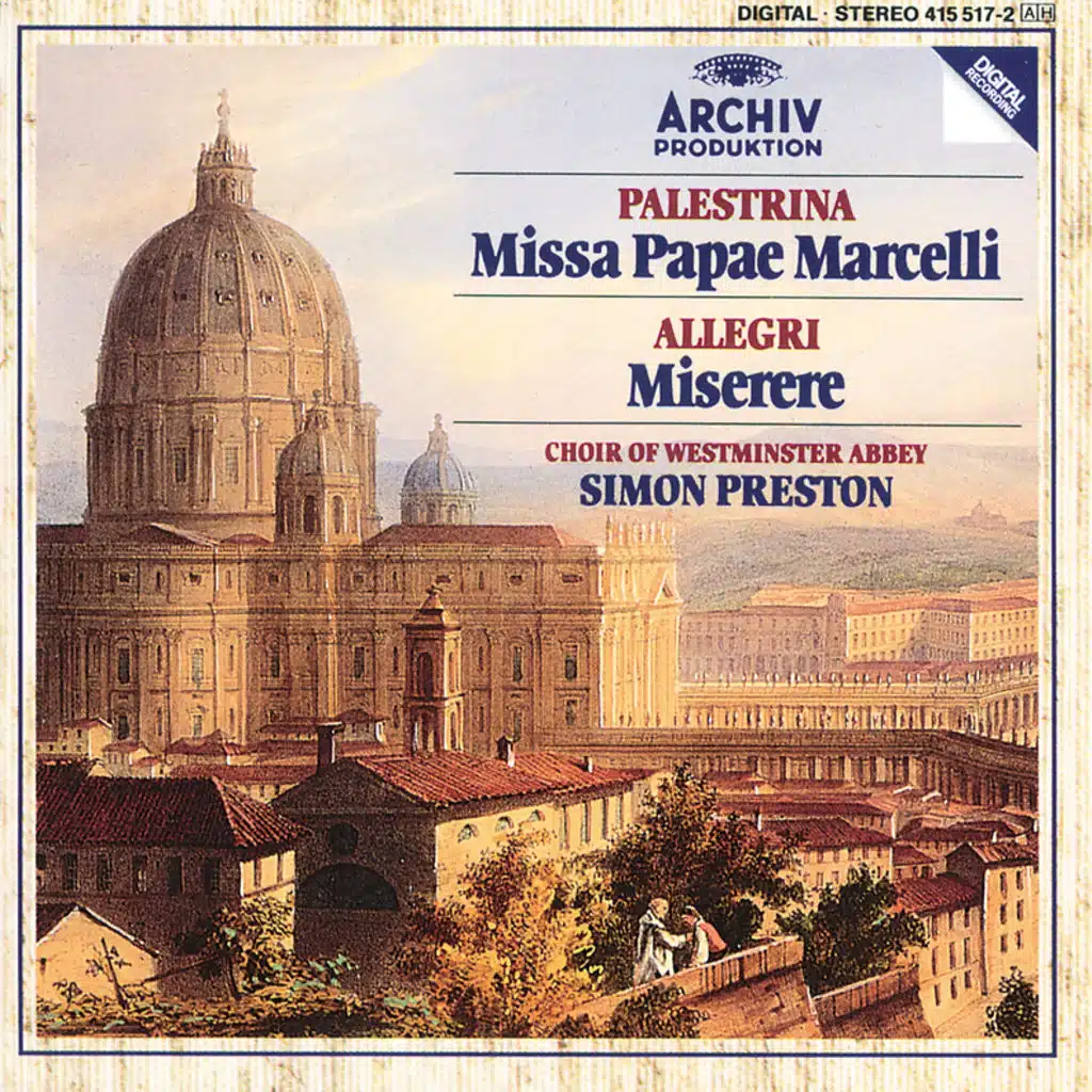 Palestrina: Missa Papae Marcelli: IV. Sanctus