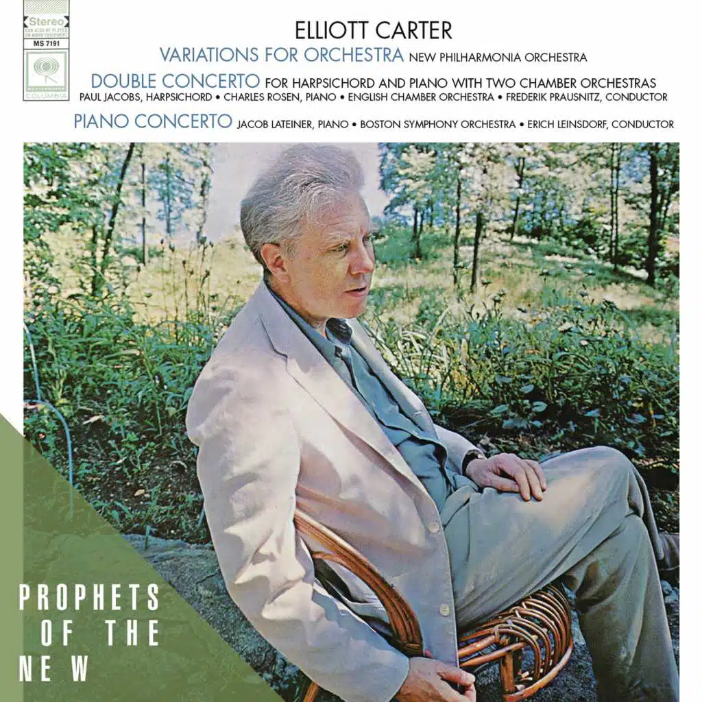 Carter: Variations for Orchestra, Double Concerto for Harpsichord and Piano & Piano Concerto