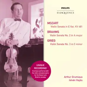 Mozart: Violin Sonata in E Flat; Brahms: Violin Sonata No.2 in A; Grieg: Violin Sonata No.3
