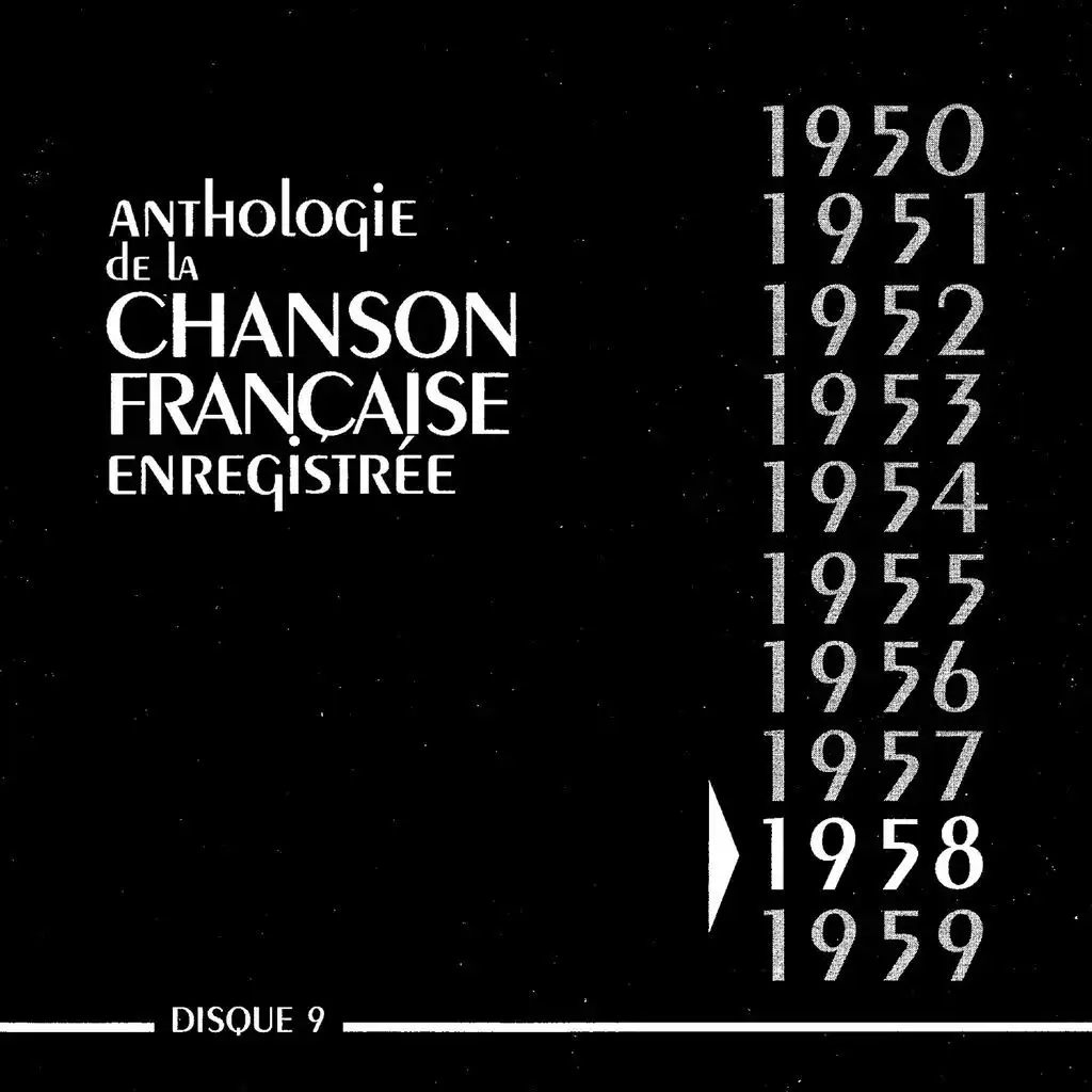 Anthologie de la chanson française : 1958