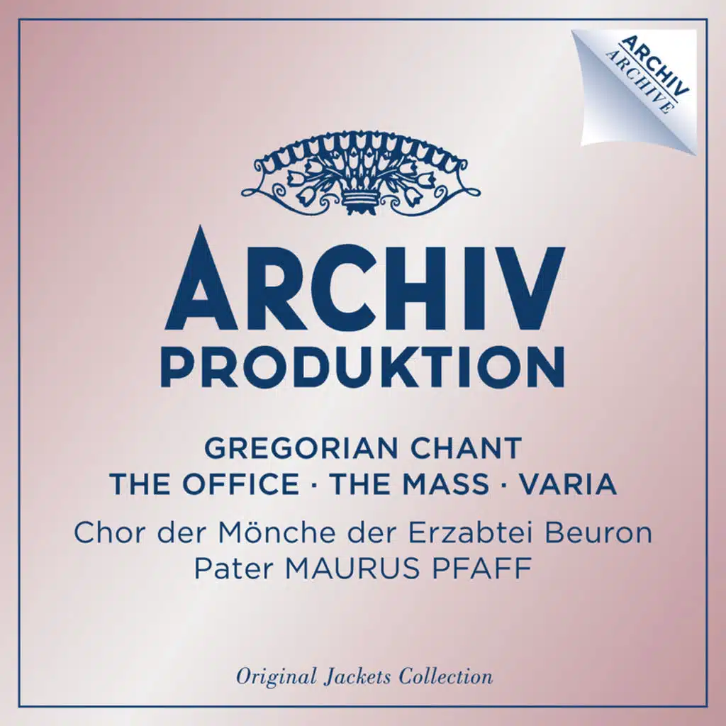 Gregorian Chant - The Office - The Mass - Varia