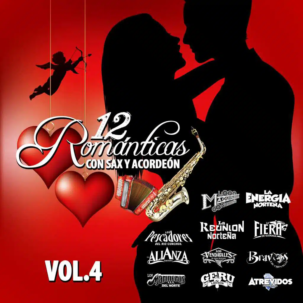12 Romanticas Con Sax y Acordeon, Vol.4