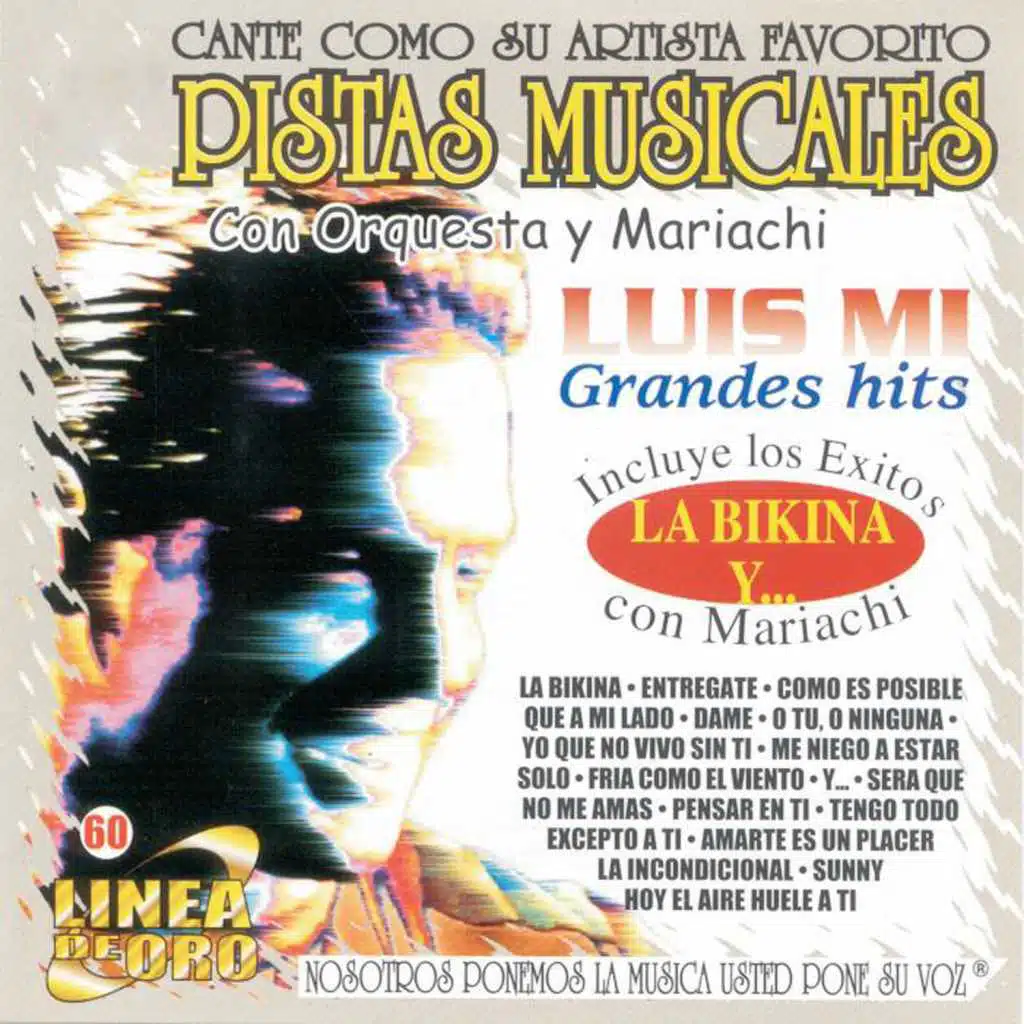 Pistas Musicales Con Orquesta y Mariachi Luis Mi - Grandes Hits