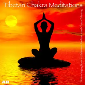 Tibetan Singing Bowl With Om Chant Monks for Chakra Meditation and Energy Balance