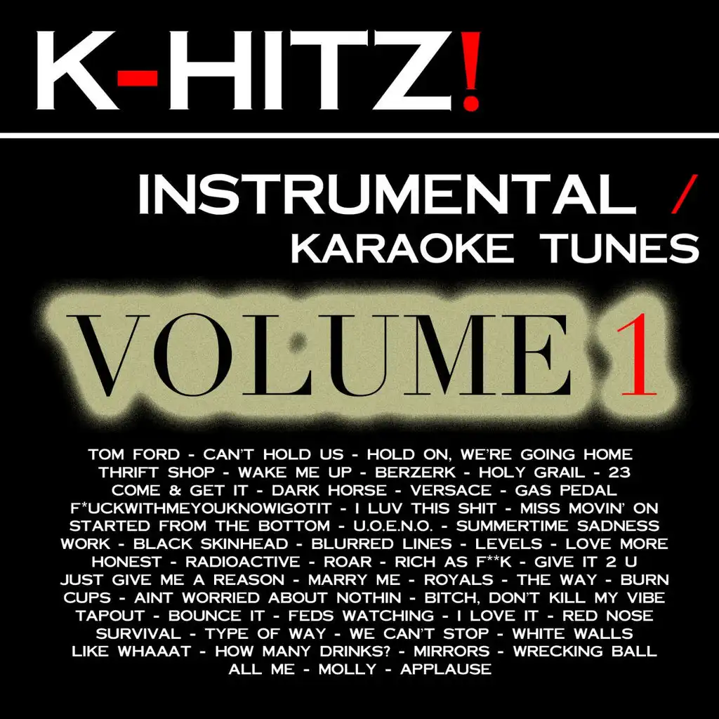 Hold on, We're Going Home (Instrumental Karaoke Version) [In the Style of Drake feat. Majid Jordan]