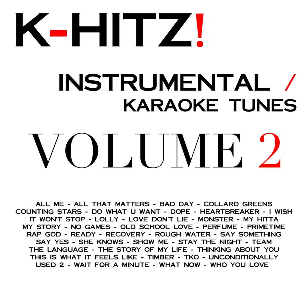 All That Matters (Instrumental Karaoke Version) [In the Style of Justin Bieber]