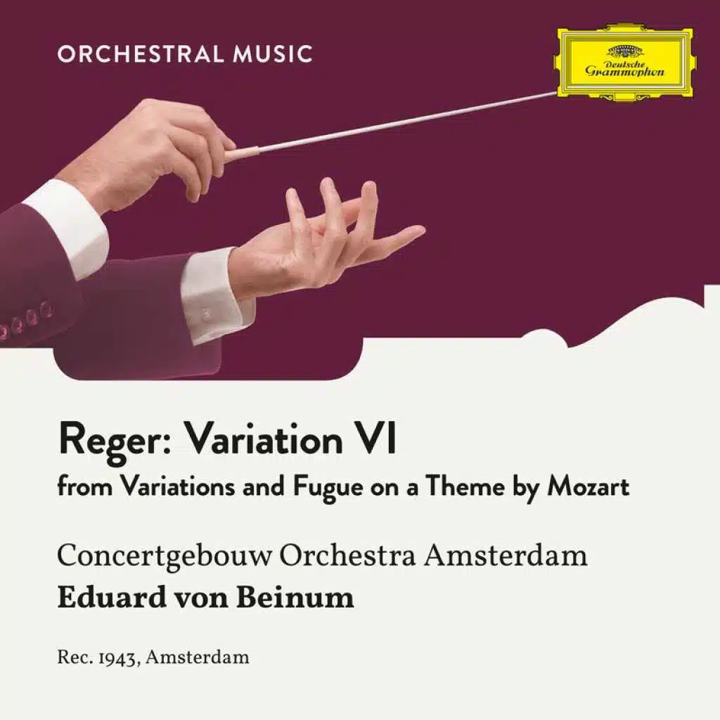 Reger: Variations And Fugue On A Theme By Wolfgang Amadeus Mozart, Op. 132 - Variation VI