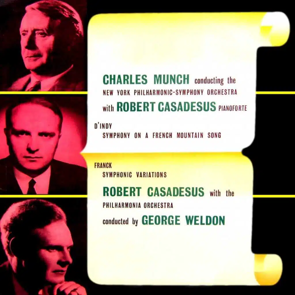 D'Indy: Symphonie Sur Un Chant Montagnard Francais / Franck: Variations Symphoniques