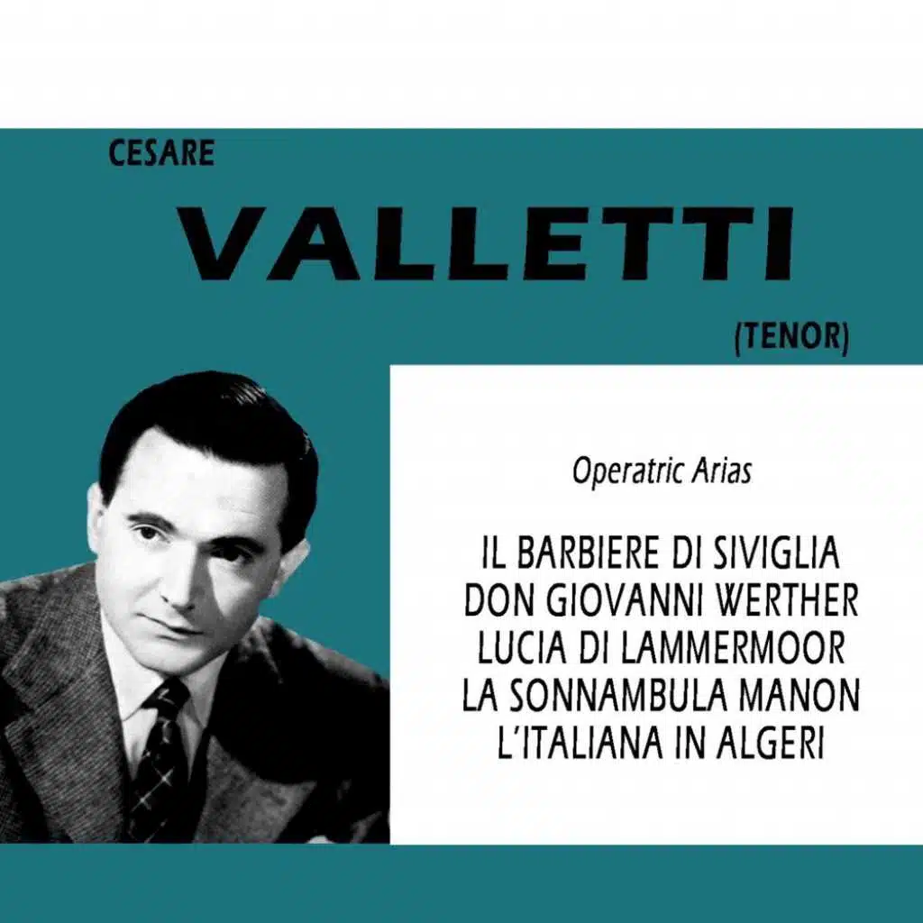 Cesare Valletti, Orchestra lirica Cetra di Torino & Arturo Basile