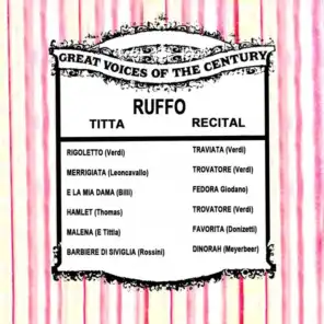 Great Voices of the Century: Titta Ruffo