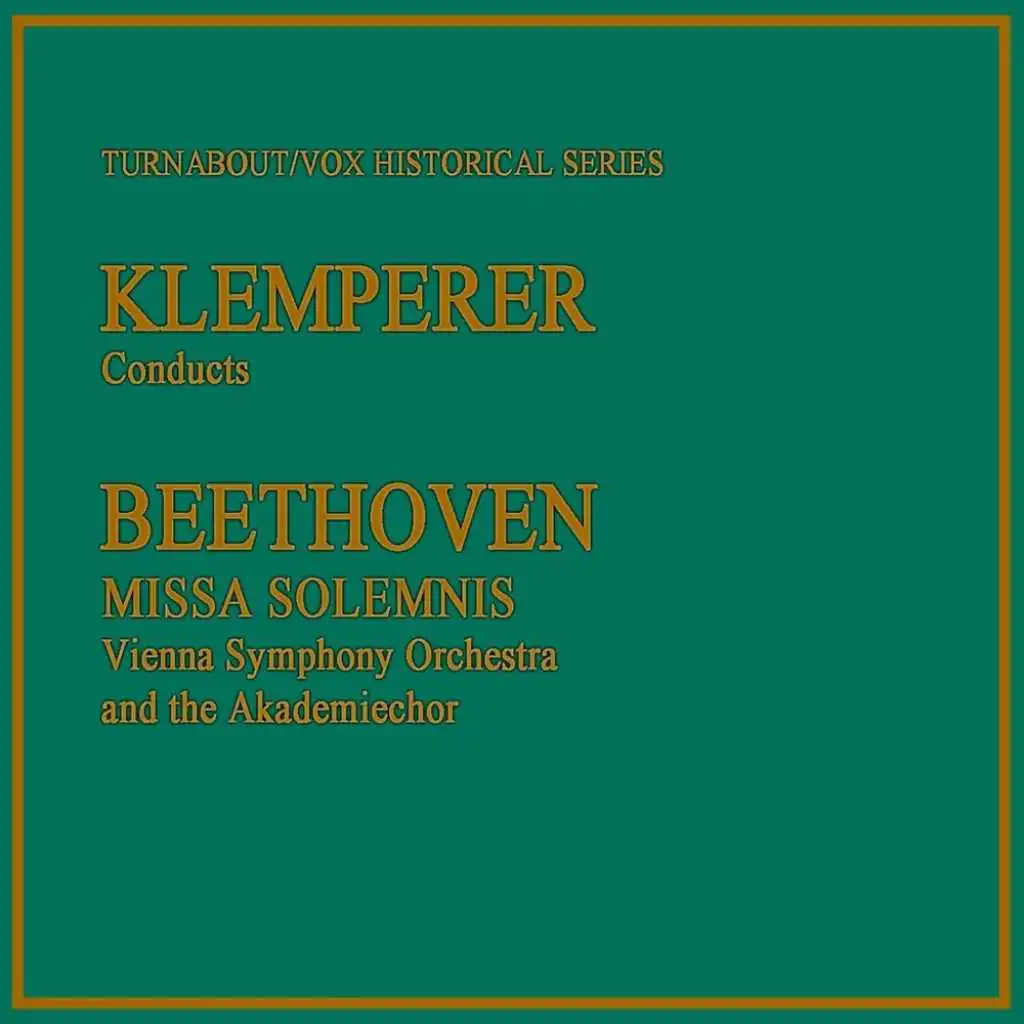 Beethoven: Missa Solemnis