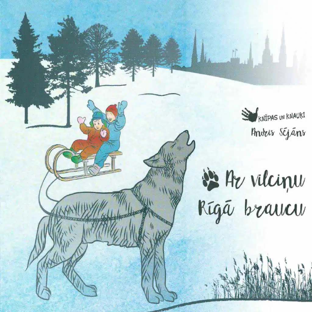 Ar vilciņu Rīgā braucu