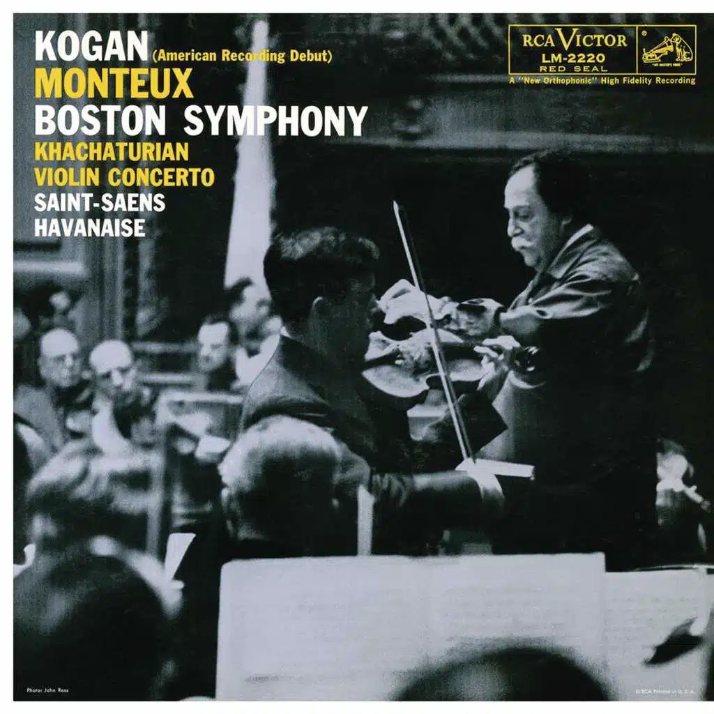 Leonid Kogan, Pierre Monteux & Boston Symphony Orchestra