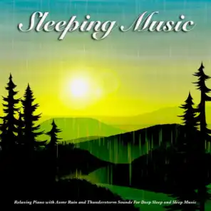 Sleeping Music: Relaxing Piano with Asmr Rain and Thunderstorm Sounds For Deep Sleep and Sleep Music