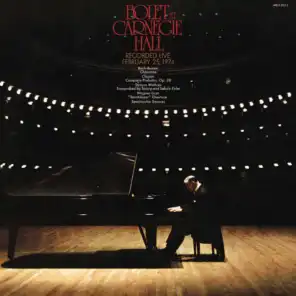 Jorge Bolet: Live at Carnegie Hall