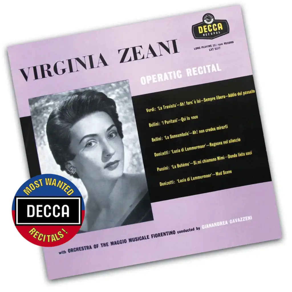 Virginia Zeani, Orchestra dell'Accademia Nazionale di Santa Cecilia & Franco Patané