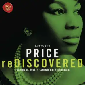 Leontyne Price - Carnegie Hall Recital Debut