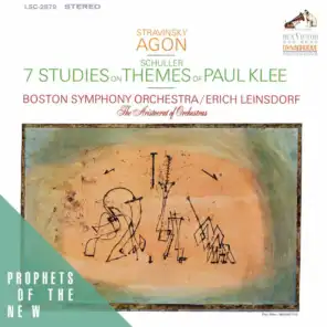 Stravinsky: Agon - Schuller: Seven Studies on Themes of Paul Klee