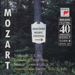 Mozart: Serenade, K. 361; Sonata for Bassoon & Cello, K. 292 ((Remastered))