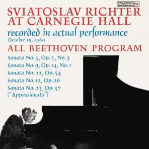 Sviatoslav Richter Live at Carnegie Hall: All Beethoven Program (October 19, 1960)