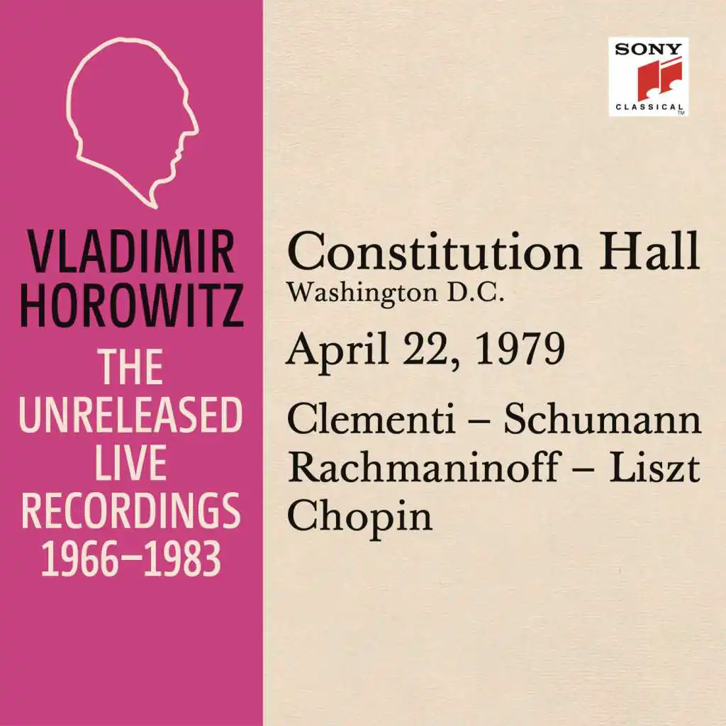Opening Applause to Horowitz Recital of April 22, 1979